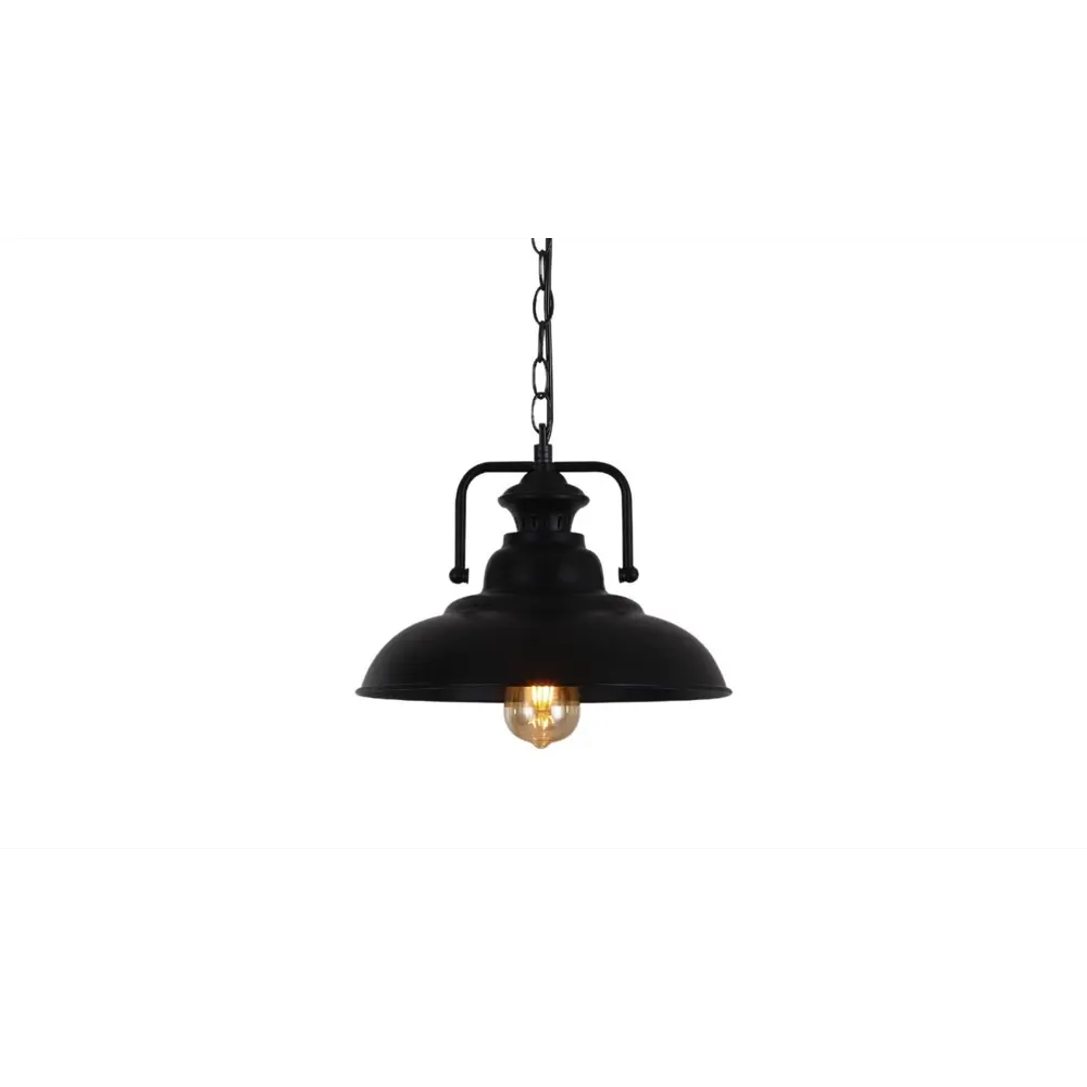 Фото 2 Светильник подвесной LUMINA DECO LDP 8007 BK Bardi 1 лампа 4 м² цвет черный Фото 2 Светильник подвесной LUMINA DECO LDP 8007 BK Bardi 1 лампа 4 м² цвет черный