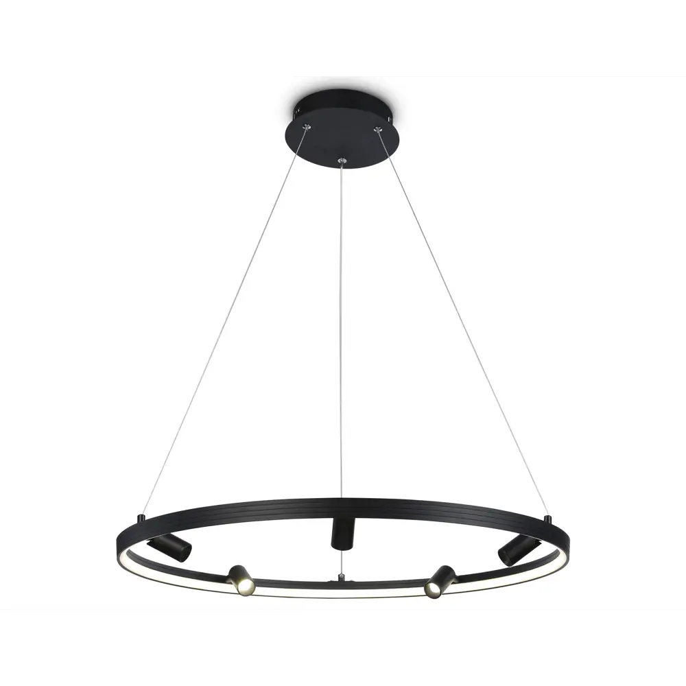 Фото Светильник подвесной светодиодный AMBRELLA LIGHT FL5289 Comfort 23 м² теплый белый свет цвет черный Фото Светильник подвесной светодиодный AMBRELLA LIGHT FL5289 Comfort 23 м² теплый белый свет цвет черный
