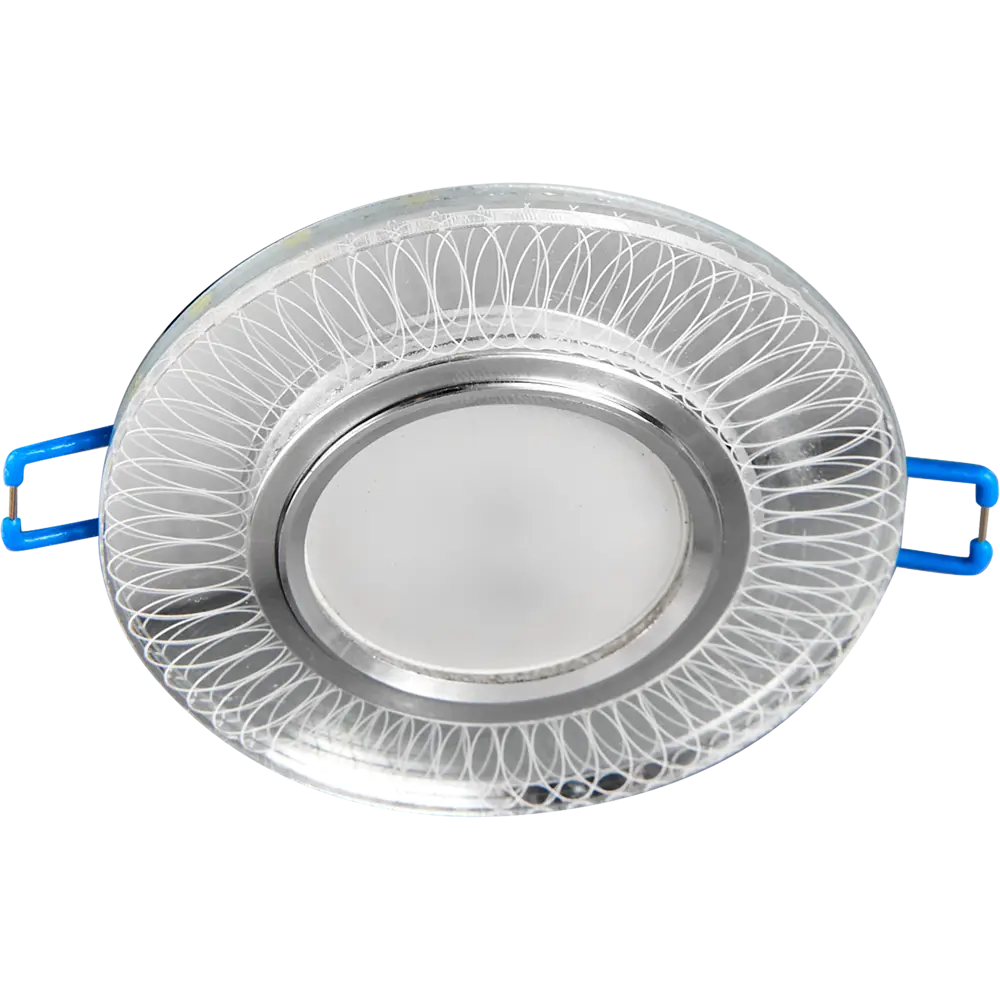 Фото 5 Светильник точечный встраиваемый DLS-L152 с LED-подсветкой под отверстие 65 мм, 1.7 м², цвет прозрачный