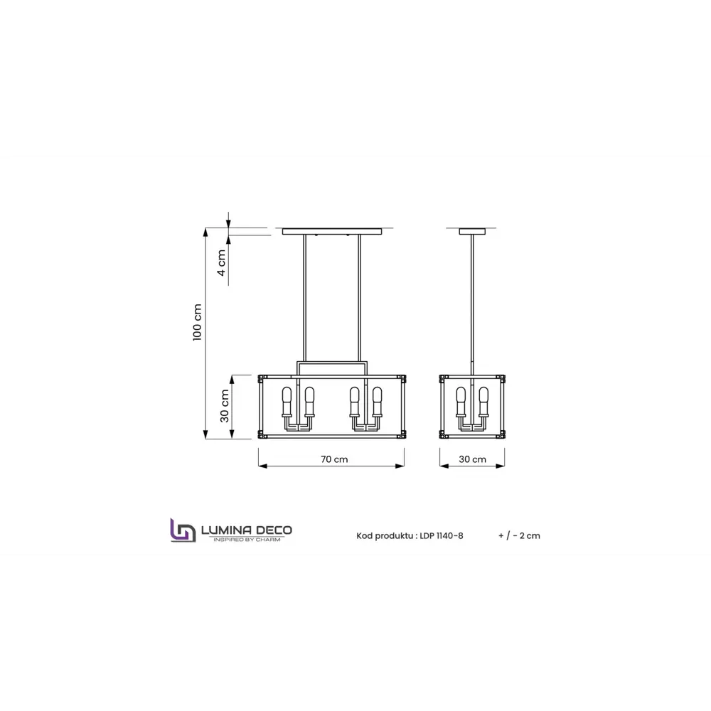 Фото 6 Люстра подвесная светодиодная LUMINA DECO LDP 1140-8 BK+MD Waldorf 8 ламп 32 м² цвет черный Фото 6 Люстра подвесная светодиодная LUMINA DECO LDP 1140-8 BK+MD Waldorf 8 ламп 32 м² цвет черный