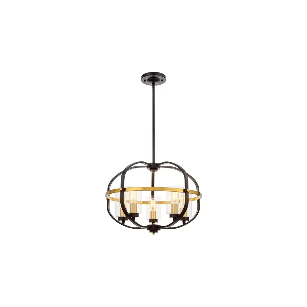 Фото Люстра подвесная светодиодная LUMINA DECO LDP 1141-5 BK+MD Monterey 5 ламп 20 м² цвет черный Фото Люстра подвесная светодиодная LUMINA DECO LDP 1141-5 BK+MD Monterey 5 ламп 20 м² цвет черный
