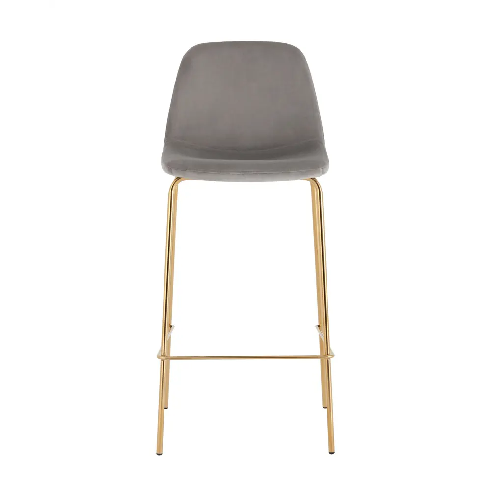 Фото 5 Барный стул Stool Group Валенсия sn 43x105x46 см цвет серый/золотой Фото 5 Барный стул Stool Group Валенсия sn 43x105x46 см цвет серый/золотой