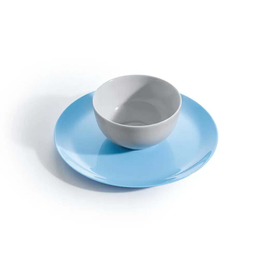 Фото 7 Тарелка обеденная Luminarc Diwali Light Blue М0212, 27 см Фото 7 Тарелка обеденная Luminarc Diwali Light Blue М0212, 27 см
