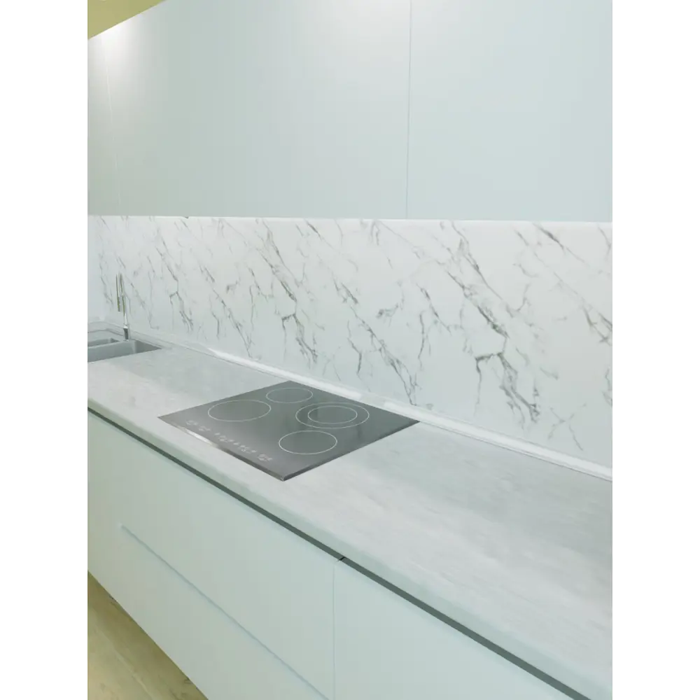 Фото 2 Декоративная кухонная панель Steindorf Крестола 300x60x1 см ПВХ цвет белый Фото 2 Декоративная кухонная панель Steindorf Крестола 300x60x1 см ПВХ цвет белый