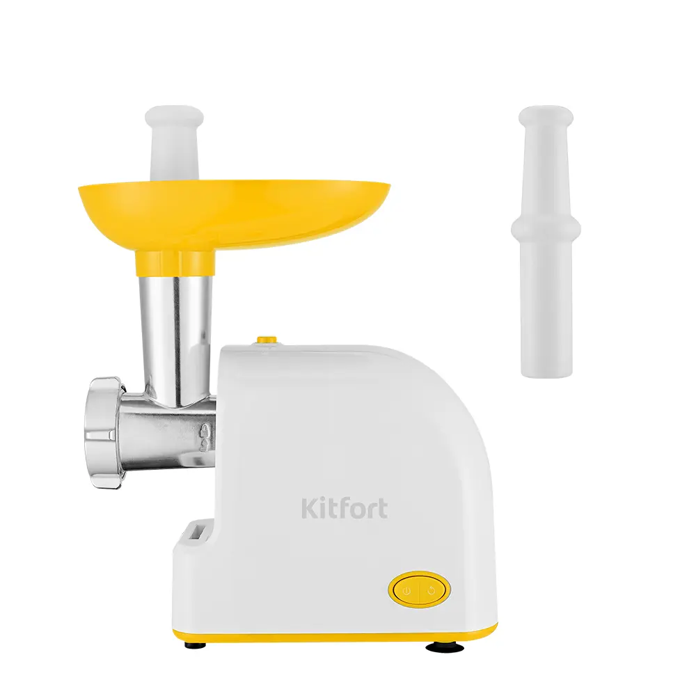 Фото 5 Мясорубка электрическая Kitfort КТ-2113-2 1000 Вт цвет желтый