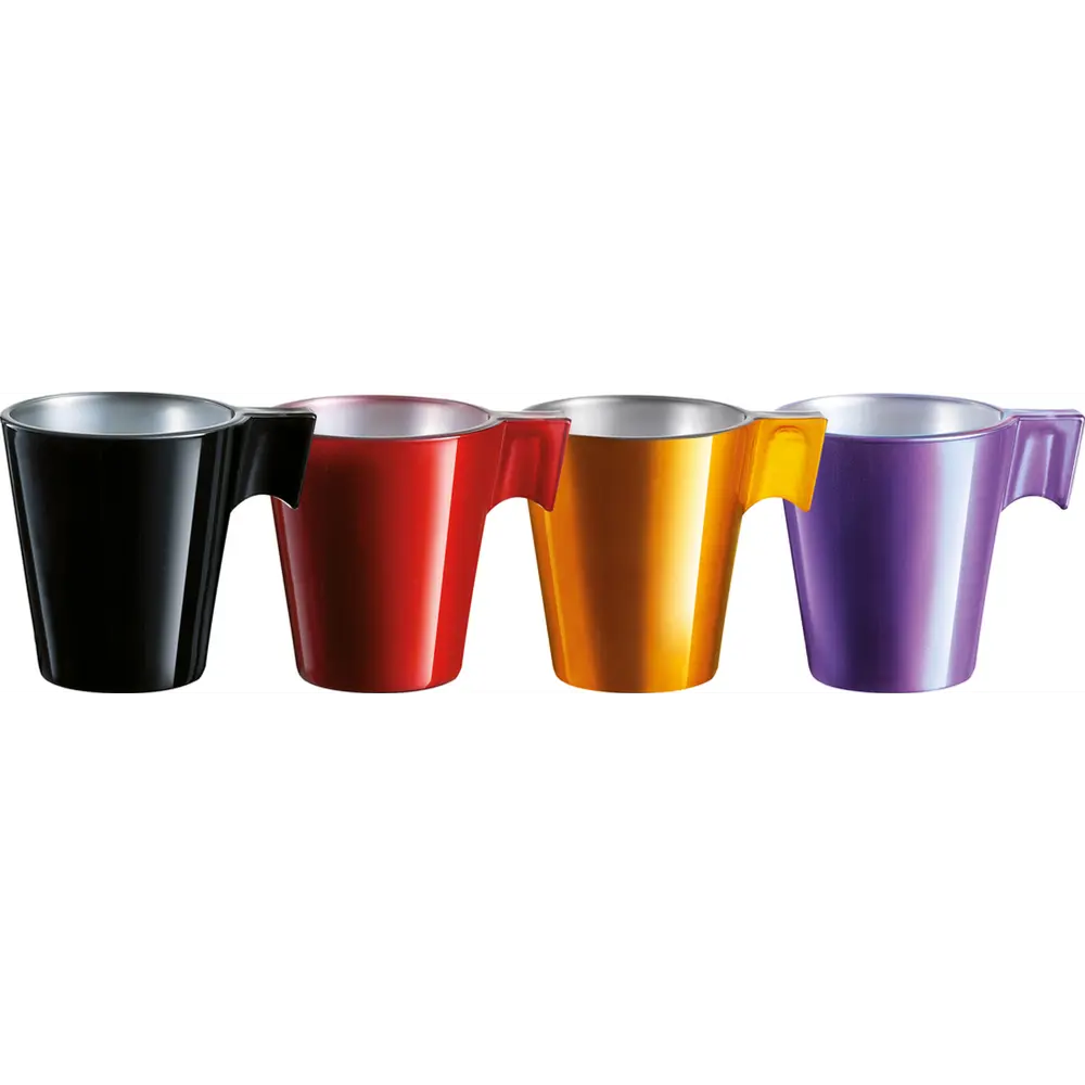 Фото Набор кружек для кофе Luminarc Flashy Colors К4306 220 мл Фото Набор кружек для кофе Luminarc Flashy Colors К4306 220 мл