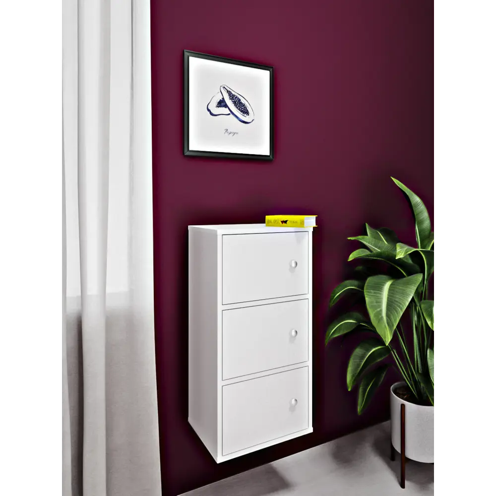 Фото 8 Тумба Simplycon 40.4x80x30 см ЛДСП цвет белый Фото 8 Тумба Simplycon 40.4x80x30 см ЛДСП цвет белый