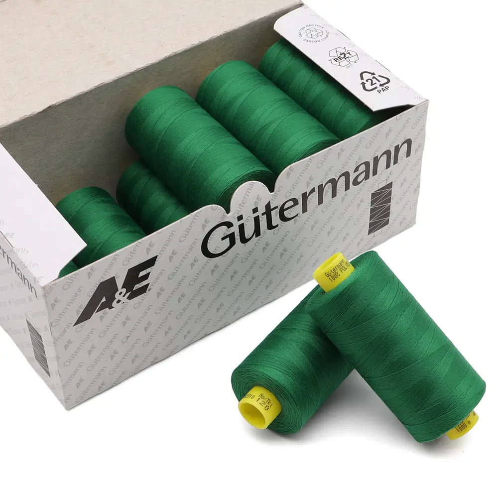 Фото 3 Нить Mara Gutermann 120/1000м 10 шт 402 изумрудно-зеленый цвет Фото 3 Нить Mara Gutermann 120/1000м 10 шт 402 изумрудно-зеленый цвет