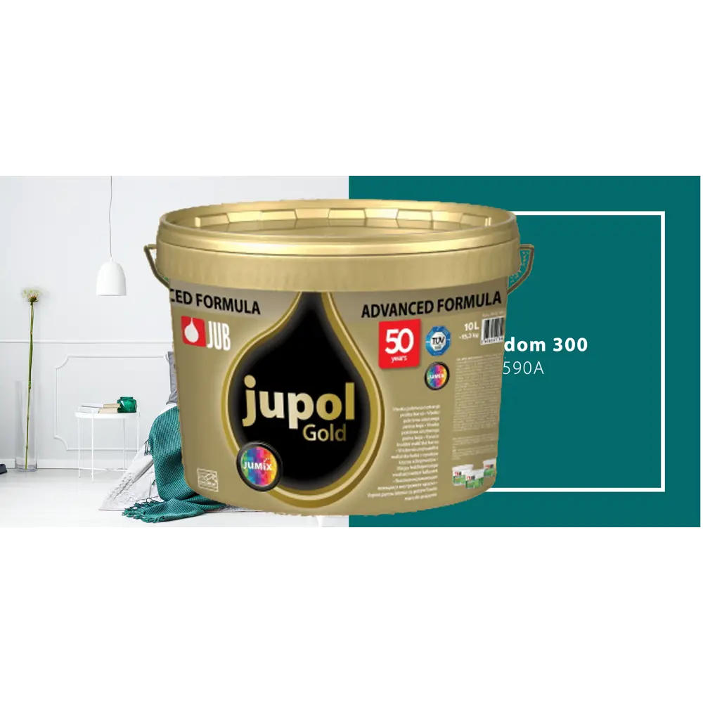 Фото Краска для внутренних покрытий JUB 1009808-590A JUPOL GOLD цвет синий 4.50 л Фото Краска для внутренних покрытий JUB 1009808-590A JUPOL GOLD цвет синий 4.50 л