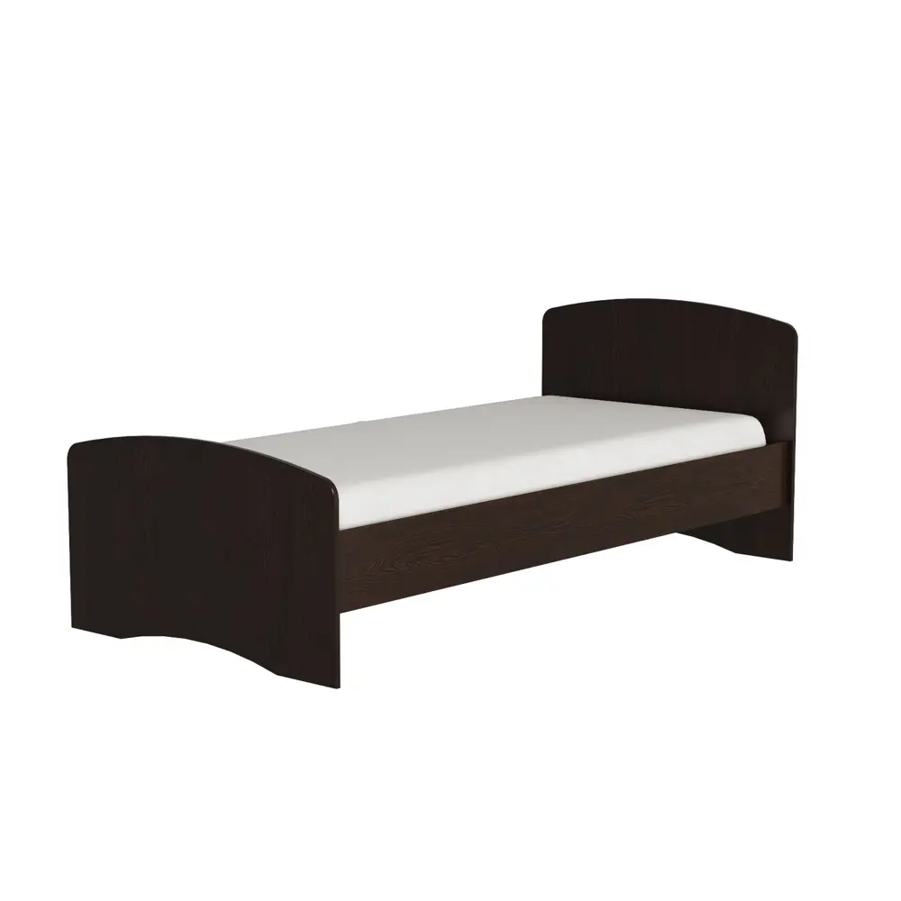 Фото Кровать Клик мебель Омега 90x190 см ЛДСП цвет венге Фото Кровать Клик мебель Омега 90x190 см ЛДСП цвет венге