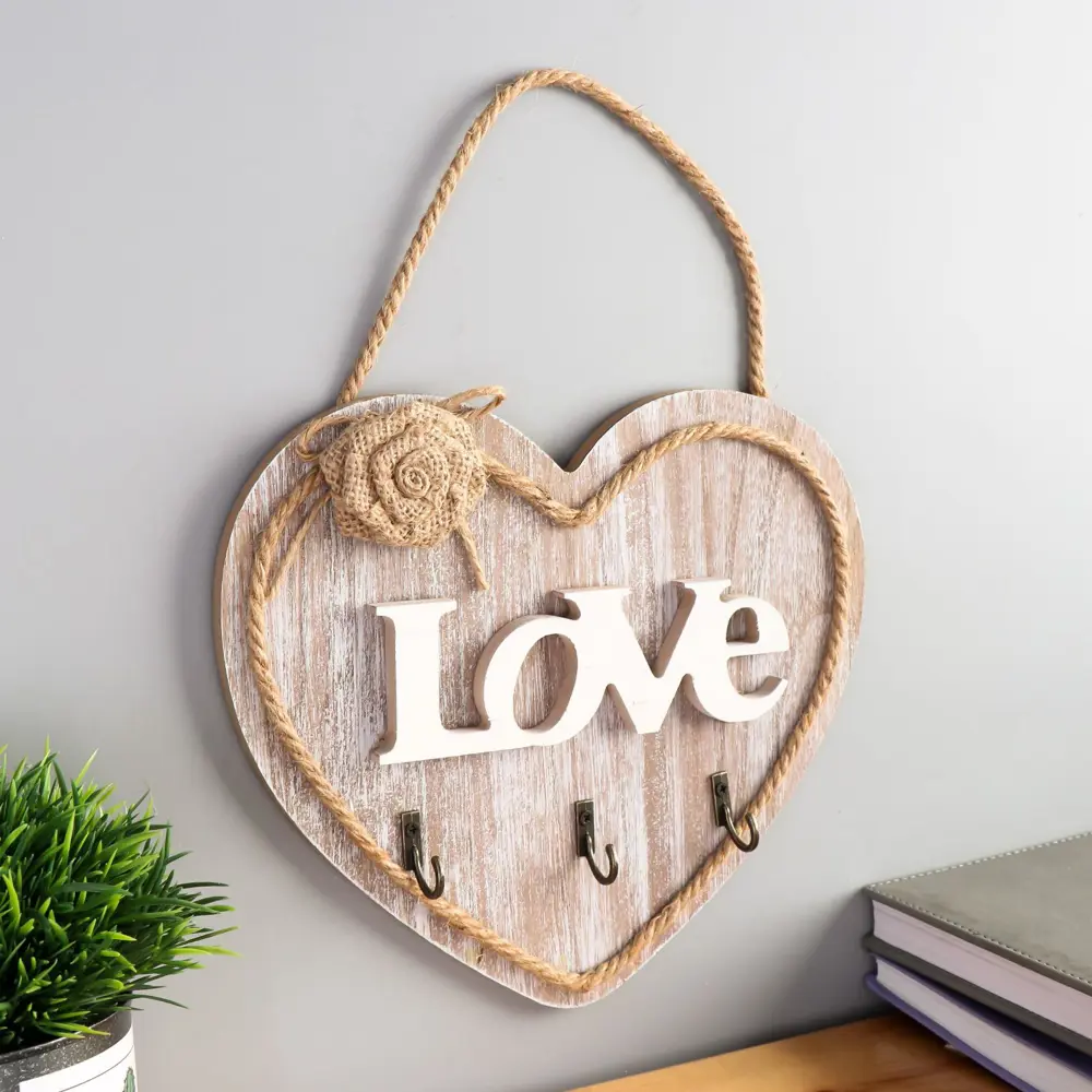 Фото 2 Ключница открытая Simaland 5051022 "Сердце с розой" 21x23.5x3 см Фото 2 Ключница открытая Simaland 5051022 "Сердце с розой" 21x23.5x3 см