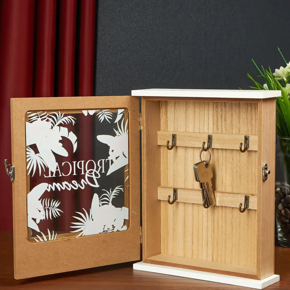 Фото 3 Ключница Simaland 6 крючков "Цветущие джунгли" 25.5x5.3x20.5 см Фото 3 Ключница Simaland 6 крючков "Цветущие джунгли" 25.5x5.3x20.5 см