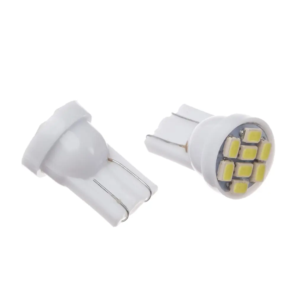 Фото 2 Автолампа светодиодная TORSO T10 W5W габарит 12 В 8 SMD-3528 2 шт свет белый Фото 2 Автолампа светодиодная TORSO T10 W5W габарит 12 В 8 SMD-3528 2 шт свет белый