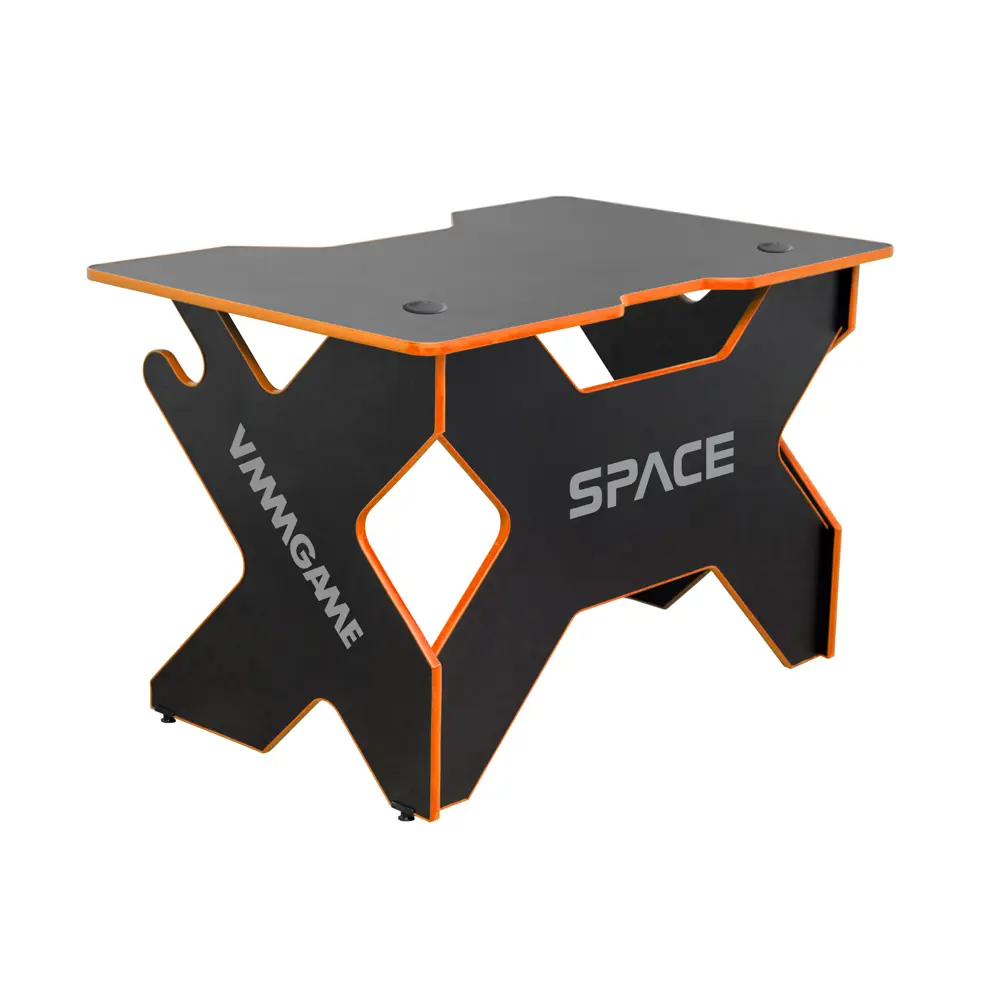 Фото Компьютерный стол Vmmgame Space 120x77x80 см ЛДСП цвет черный/оранжевый Фото Компьютерный стол Vmmgame Space 120x77x80 см ЛДСП цвет черный/оранжевый