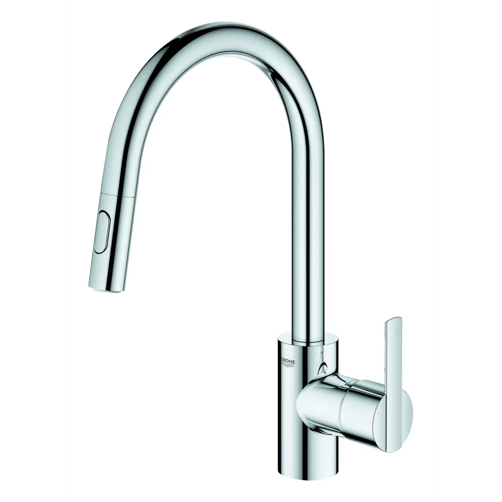 Фото Смеситель для кухни GROHE Feel выдвижной, цвет хром Фото Смеситель для кухни GROHE Feel выдвижной, цвет хром