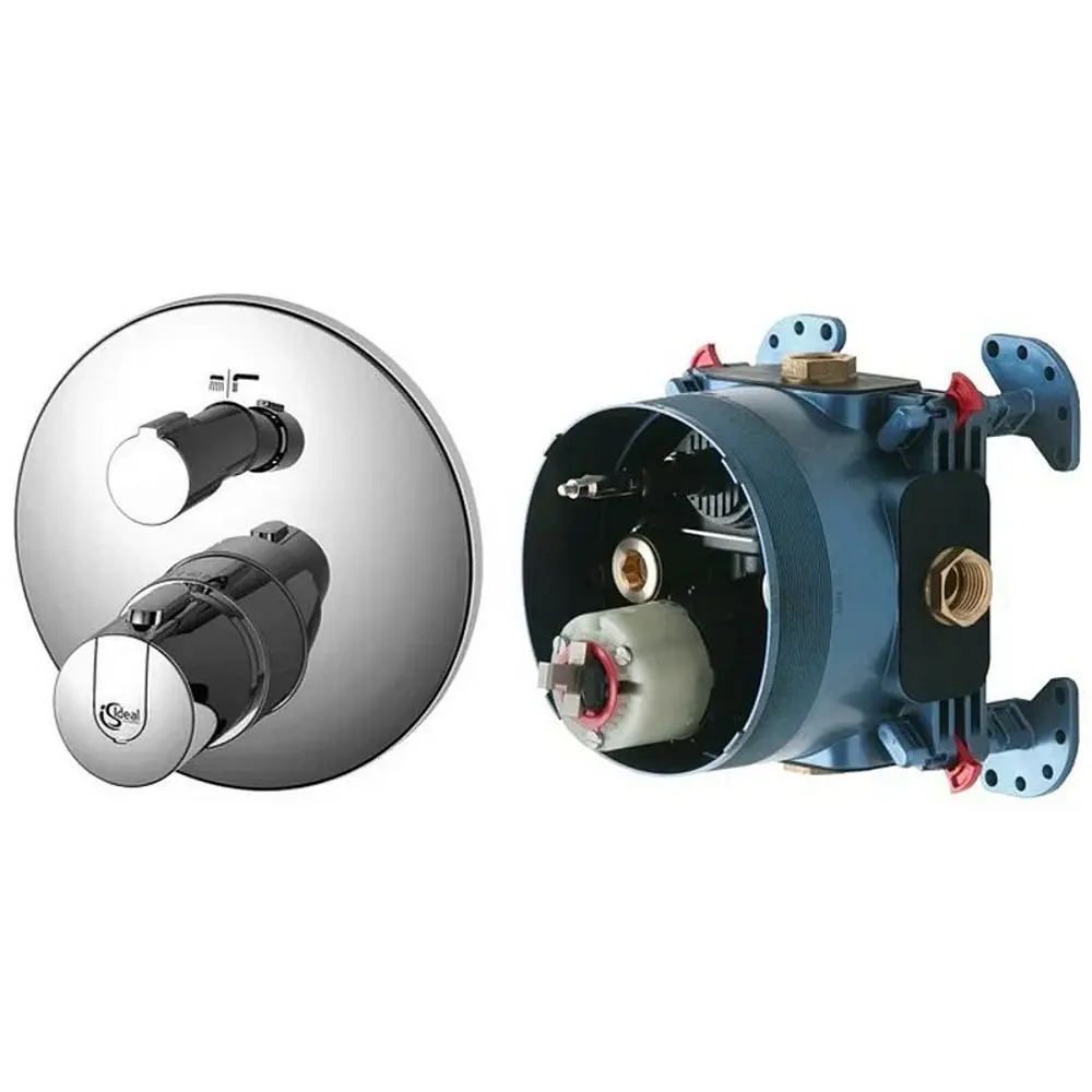Фото 3 Душевая стойка Ideal standard Bd006xc 00258212 2 режимная цвет хром Фото 3 Душевая стойка Ideal standard Bd006xc 00258212 2 режимная цвет хром
