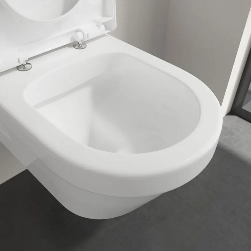 Фото 2 Унитаз подвесной Villeroy & boch 00188523 безободковый с сиденьем микролифт Фото 2 Унитаз подвесной Villeroy & boch 00188523 безободковый с сиденьем микролифт