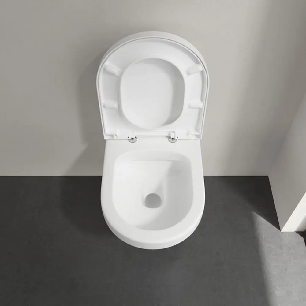 Фото 3 Унитаз подвесной Villeroy & boch 00188523 безободковый с сиденьем микролифт Фото 3 Унитаз подвесной Villeroy & boch 00188523 безободковый с сиденьем микролифт