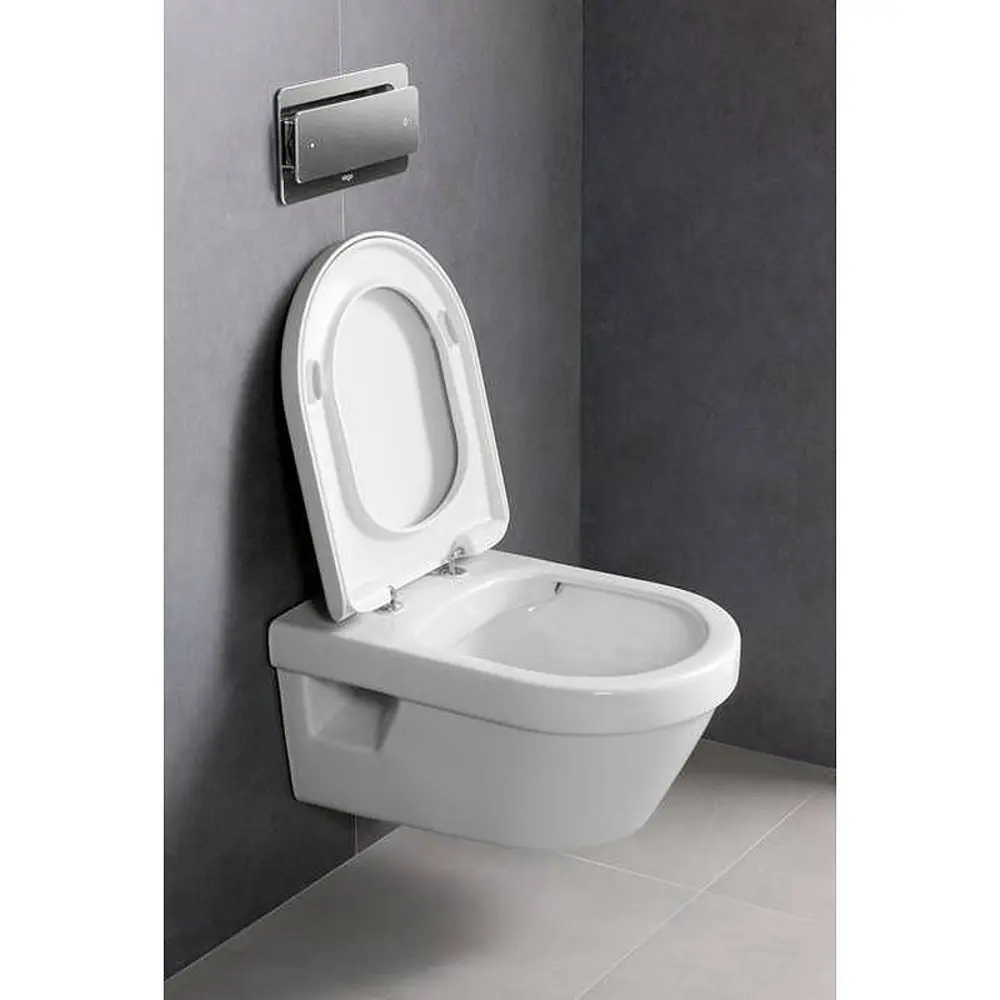 Фото 12 Унитаз подвесной Villeroy & boch 00188523 безободковый с сиденьем микролифт Фото 12 Унитаз подвесной Villeroy & boch 00188523 безободковый с сиденьем микролифт