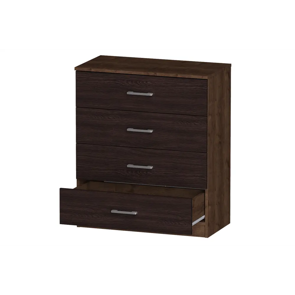 Фото 2 Комод Furnistyle Лайф лкм-01 3 ящика 80x40x90 см ЛДСП цвет дуб коричневый табак/венге Фото 2 Комод Furnistyle Лайф лкм-01 3 ящика 80x40x90 см ЛДСП цвет дуб коричневый табак/венге
