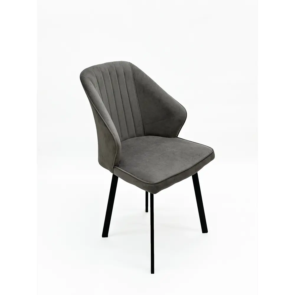 Фото Кухонный стул Alfaмебель Лира 85x44x48 см микровелюр цвет серый