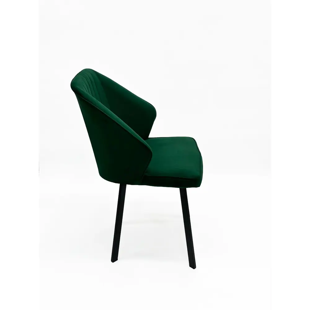 Фото 2 Кухонный стул Alfaмебель Лира 85x44x50 см микровелюр цвет изумрудный