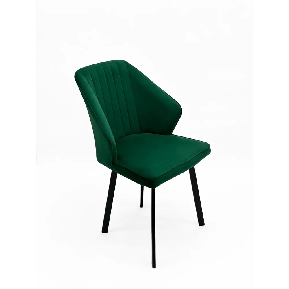 Фото Кухонный стул Alfaмебель Лира 85x44x50 см микровелюр цвет изумрудный