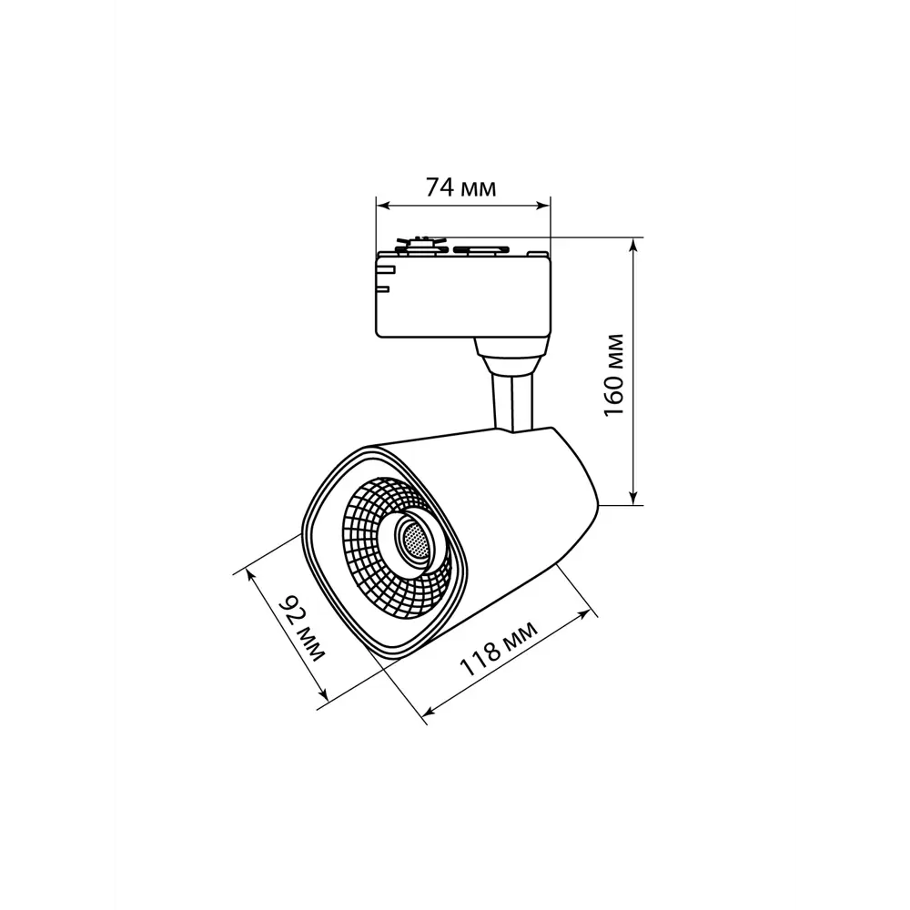 Фото 7 Трековый светильник спот светодиодный TDM Electric SQ0369-0027 45Вт 220в однофазный нейтральный белый свет цвет Черный Фото 7 Трековый светильник спот светодиодный TDM Electric SQ0369-0027 45Вт 220в однофазный нейтральный белый свет цвет Черный