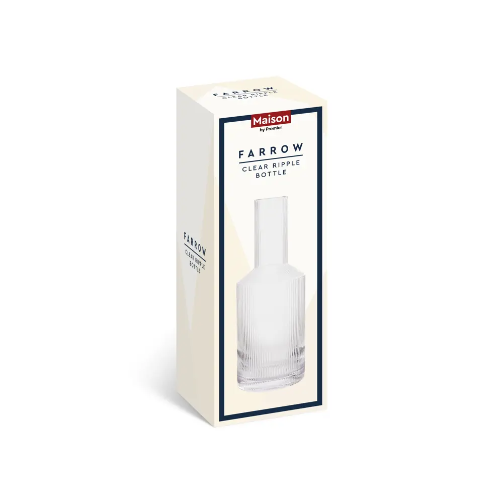 Фото 2 Графин 0.83 л Premier housewares Farrow clear стекло цвет прозрачный Фото 2 Графин 0.83 л Premier housewares Farrow clear стекло цвет прозрачный