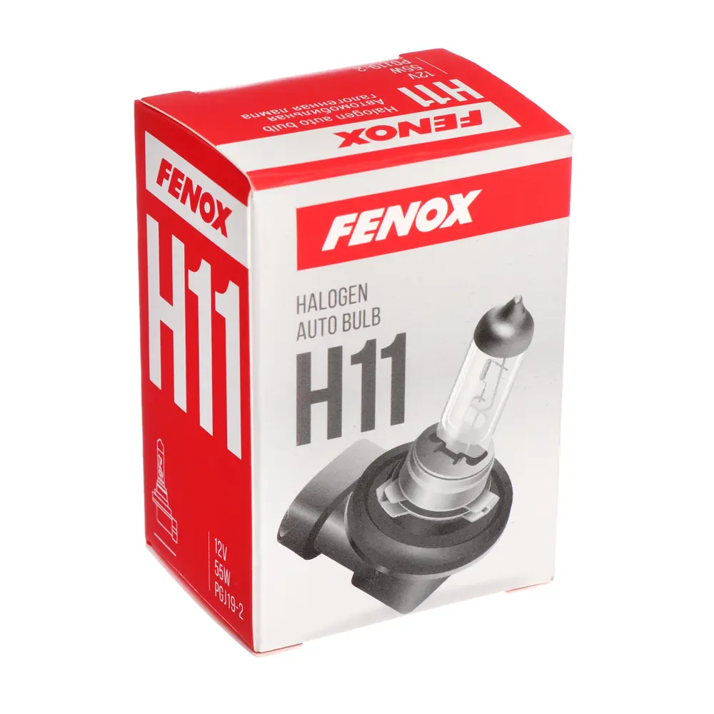 Фото 3 Автолампа галогеновая FENOX универсальная H11 55 W BH1400 Фото 3 Автолампа галогеновая FENOX универсальная H11 55 W BH1400