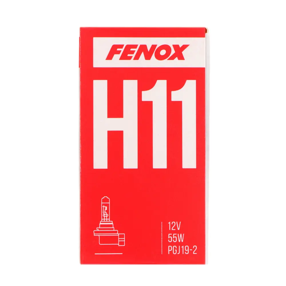 Фото 4 Автолампа галогеновая FENOX универсальная H11 55 W BH1400 Фото 4 Автолампа галогеновая FENOX универсальная H11 55 W BH1400