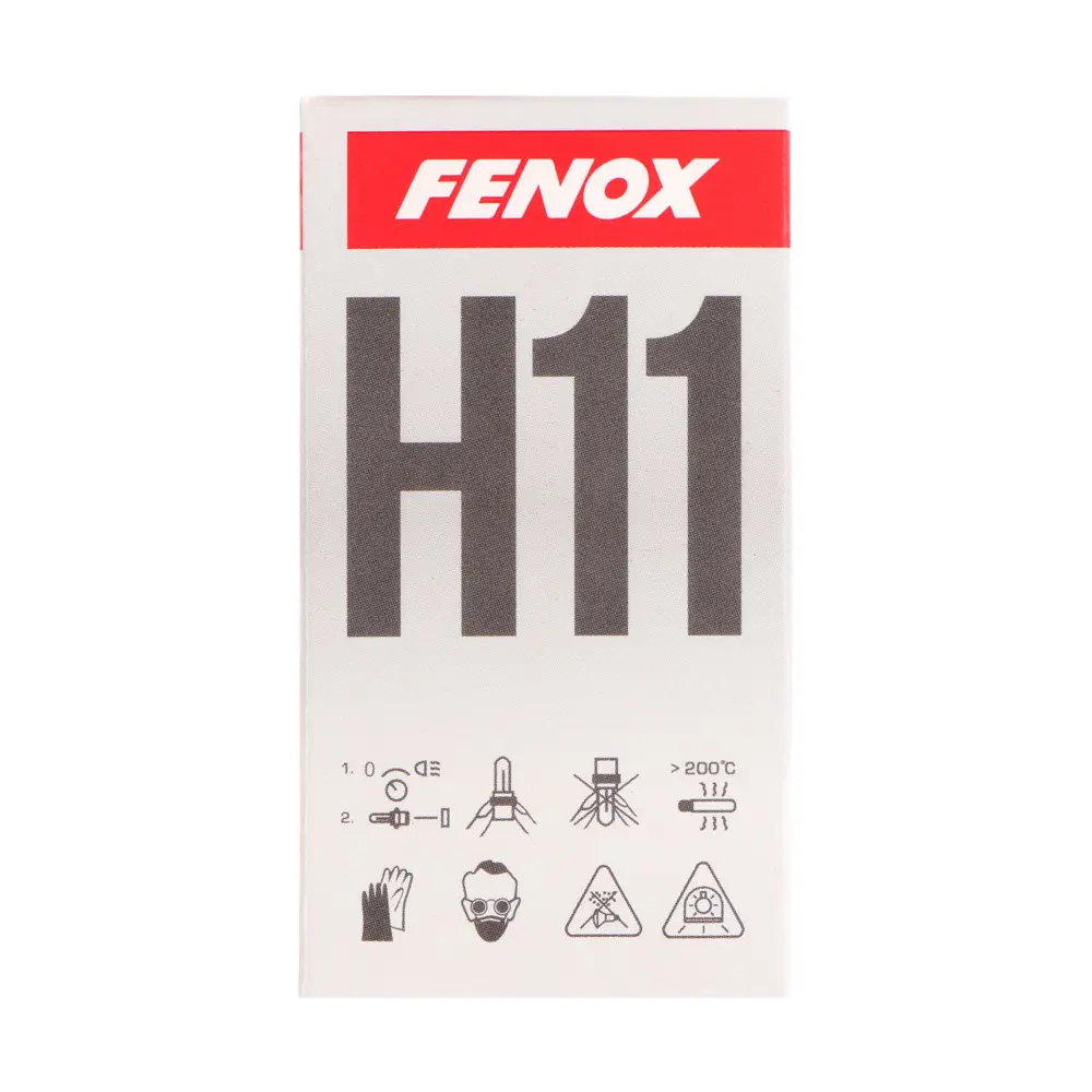 Фото 5 Автолампа галогеновая FENOX универсальная H11 55 W BH1400 Фото 5 Автолампа галогеновая FENOX универсальная H11 55 W BH1400