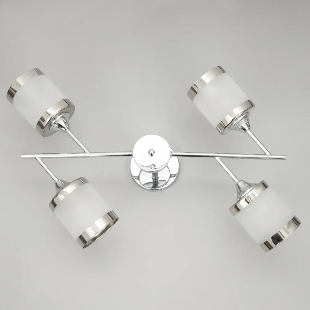 Фото 7 Люстра потолочная SVK Замина 9484287 240Вт 220-240В E27 12 м² цвет хром Фото 7 Люстра потолочная SVK Замина 9484287 240Вт 220-240В E27 12 м² цвет хром