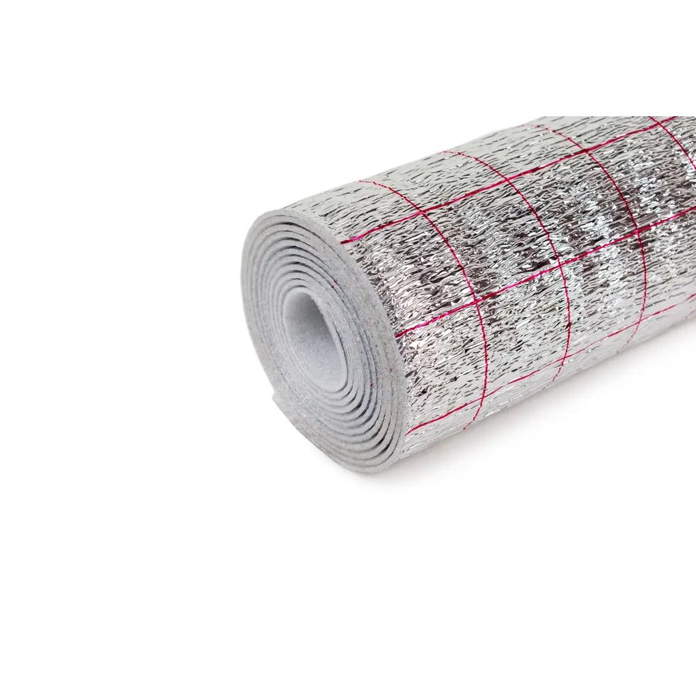 Фото Подложка теплоотражающая для теплого пола 3мм 5м² Фото Подложка теплоотражающая для теплого пола 3мм 5м²