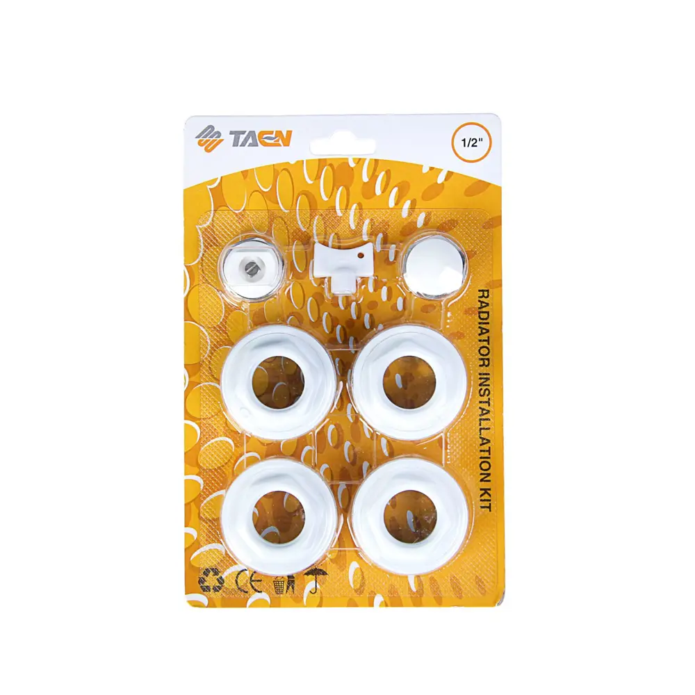 Фото Комплект для подключения радиатора Taen 1"x1/2" без кронштейнов Фото Комплект для подключения радиатора Taen 1"x1/2" без кронштейнов
