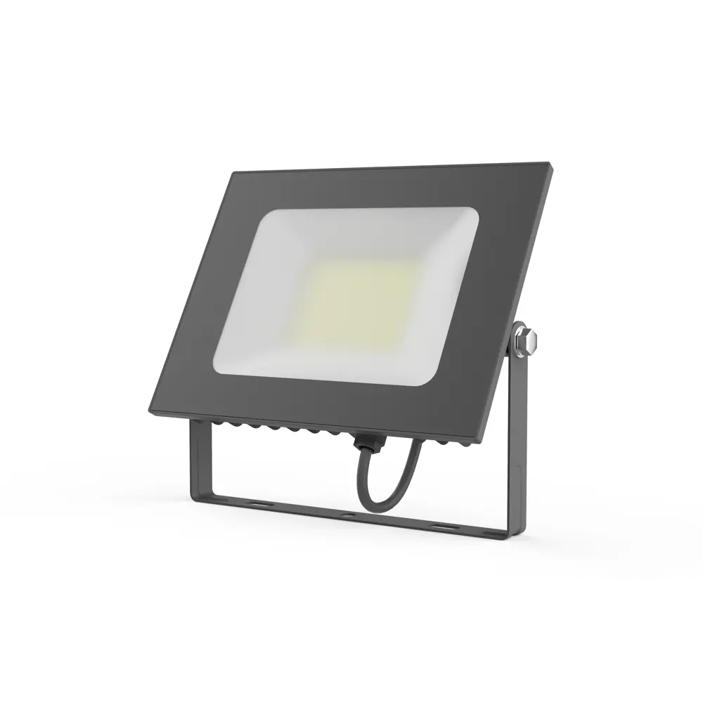 Фото Прожектор LED Gauss Basic 688100370 200-240В 70Вт LED холодный белый голубой цвет серый Фото Прожектор LED Gauss Basic 688100370 200-240В 70Вт LED холодный белый голубой цвет серый