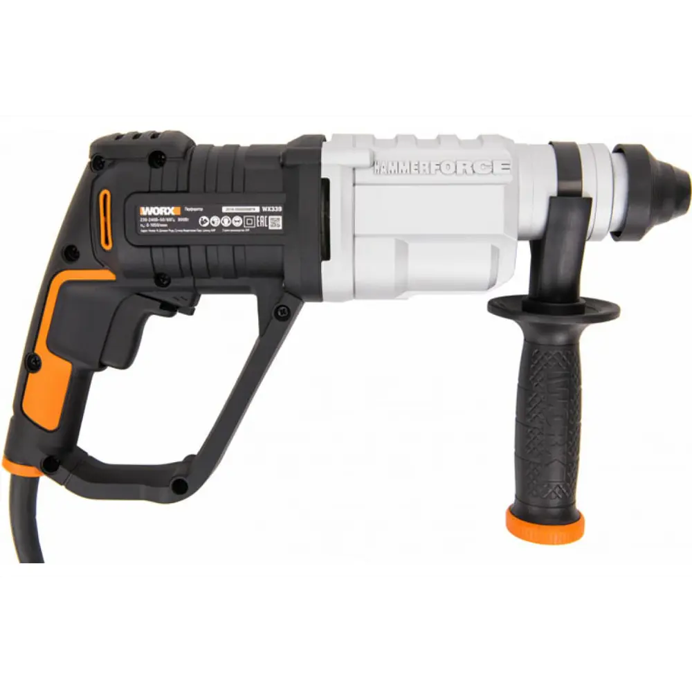 Фото 2 Перфоратор сетевой SDS Plus Worx WX339, 800 Вт, 2.5 Дж Фото 2 Перфоратор сетевой SDS Plus Worx WX339, 800 Вт, 2.5 Дж