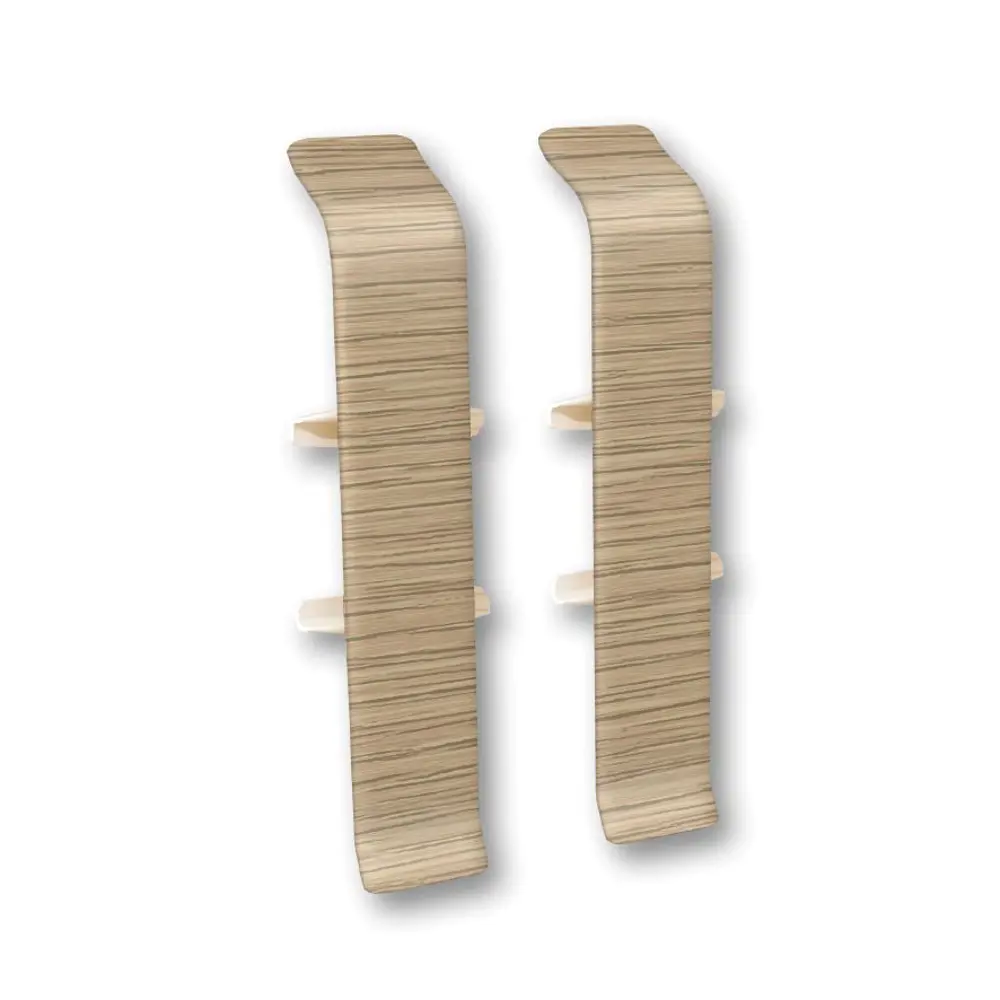 Фото Соединитель для плинтуса Deconika 212 Дуб светлый 70 мм 10 шт Фото Соединитель для плинтуса Deconika 212 Дуб светлый 70 мм 10 шт