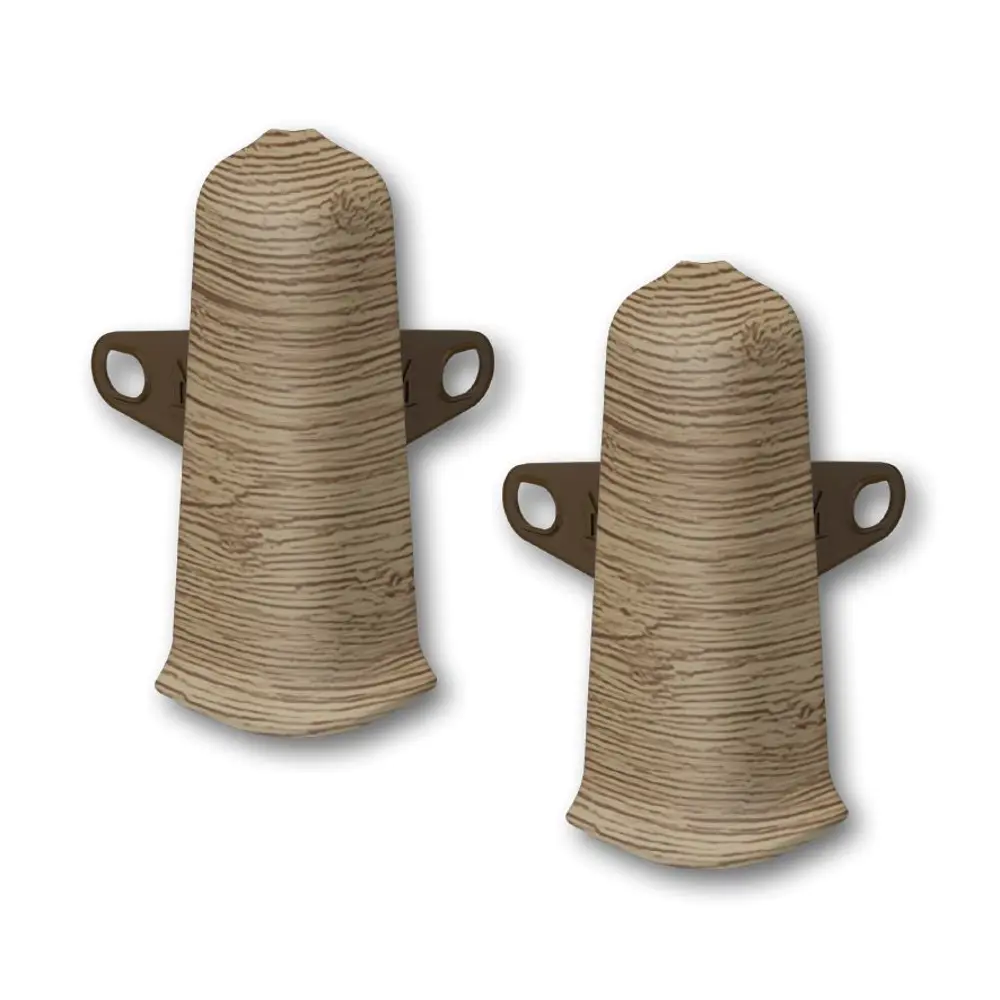 Фото Угол наружный (внешний) с крепежом для плинтуса Deconika 228 Дуб классик 70 мм 10 шт Фото Угол наружный (внешний) с крепежом для плинтуса Deconika 228 Дуб классик 70 мм 10 шт