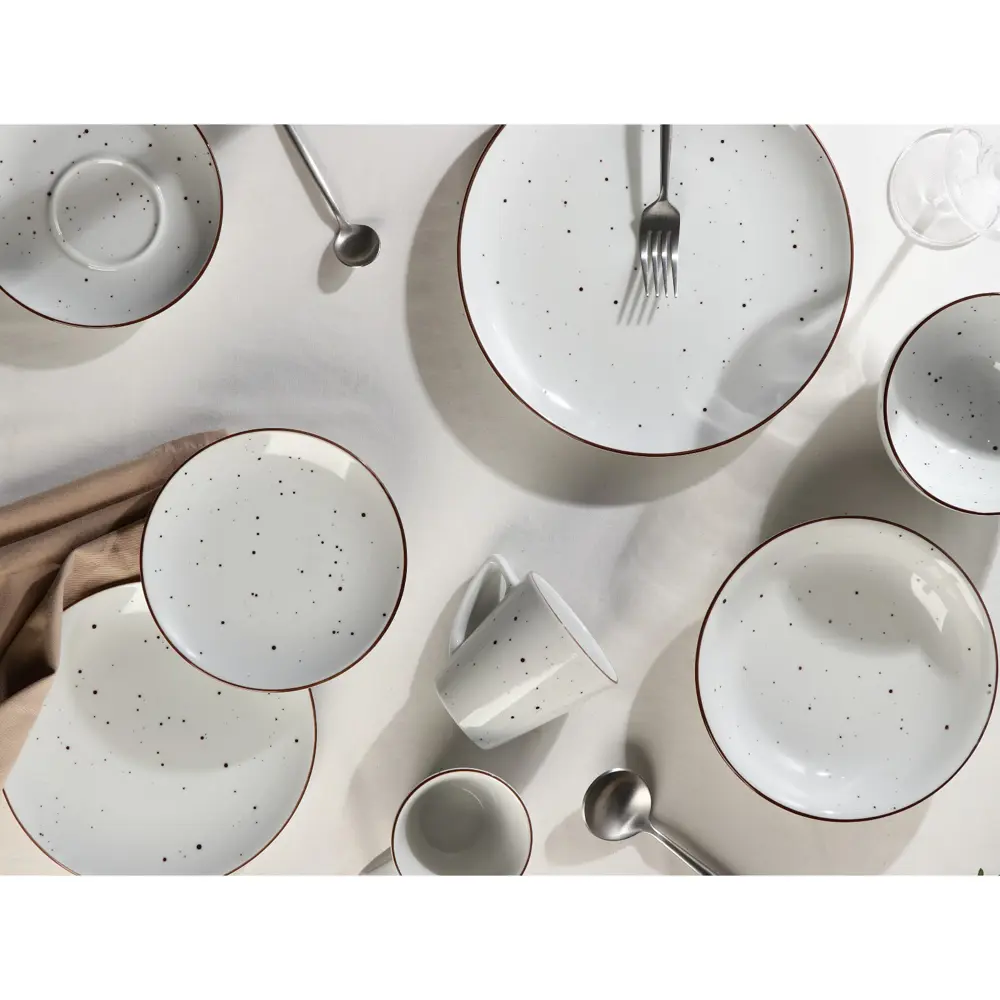 Фото 3 Блюдо сервировочное Porvasal Dots Nube 11.50x11.50 см фарфор цвет белый Фото 3 Блюдо сервировочное Porvasal Dots Nube 11.50x11.50 см фарфор цвет белый
