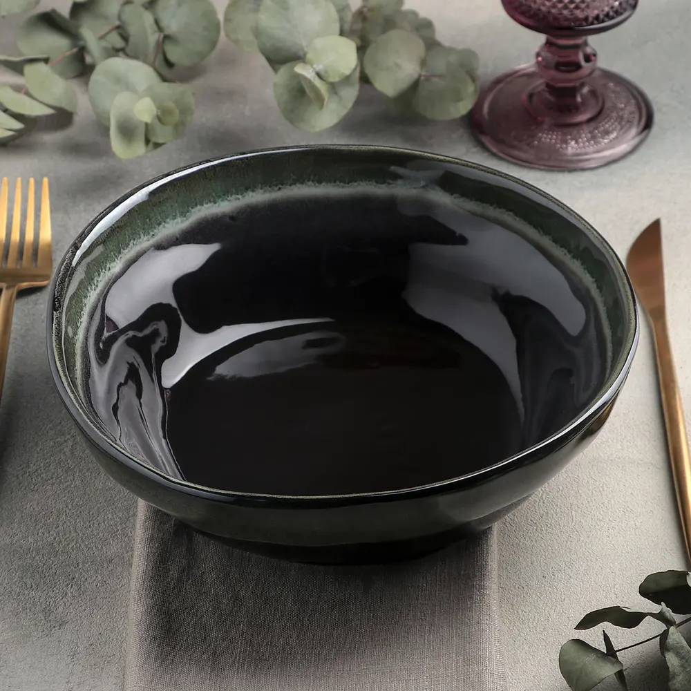 Фото Блюдо сервировочное Хорекс Verde Notte 21.50x21.50 см фарфор цвет бирюзовый Фото Блюдо сервировочное Хорекс Verde Notte 21.50x21.50 см фарфор цвет бирюзовый