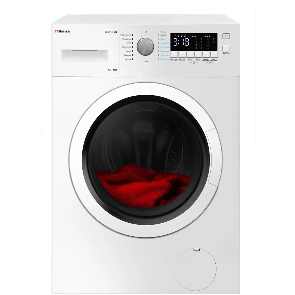 Фото Стиральная машина Hansa Whn7121sd2 59.5x85x40 см 7 кг цвет белый