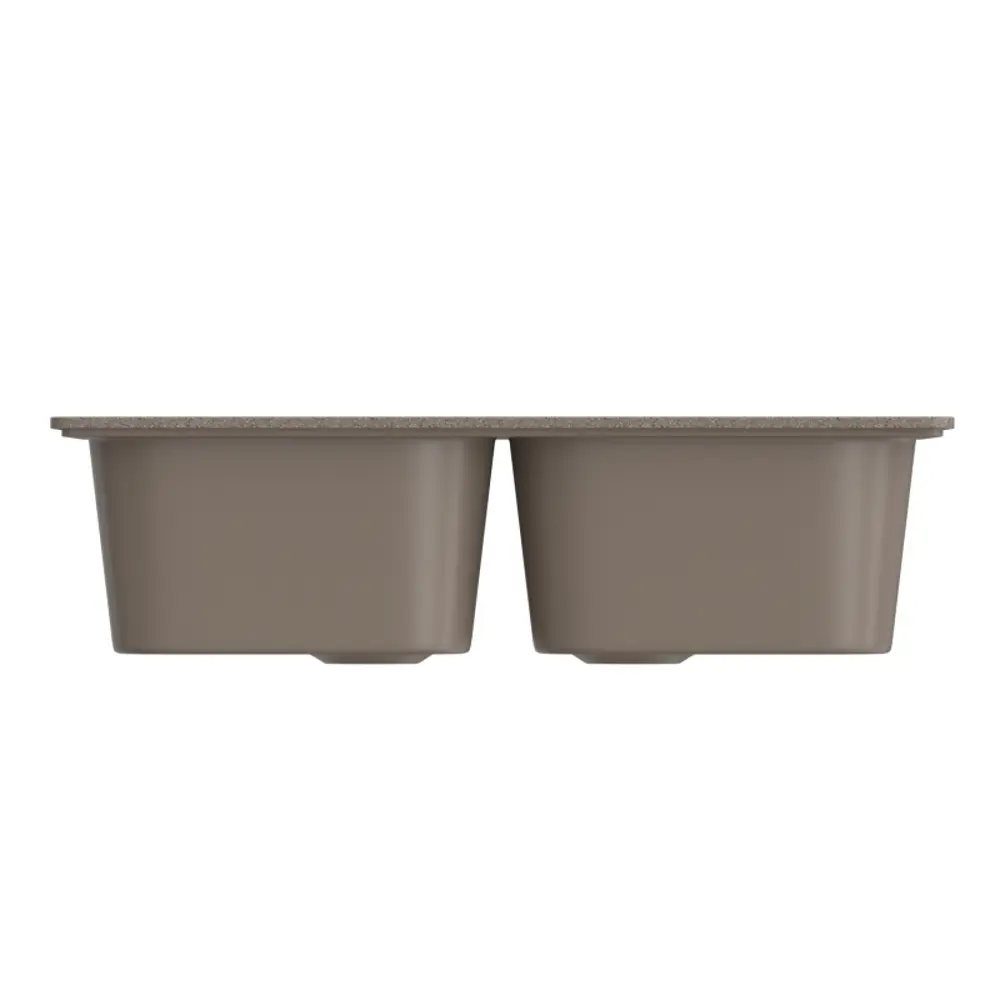 Фото 2 Врезная мойка 2 чаши Mixline ML-GMS12(307) 50x78x20 см искусственный камень цвет терракотовый Фото 2 Врезная мойка 2 чаши Mixline ML-GMS12(307) 50x78x20 см искусственный камень цвет терракотовый