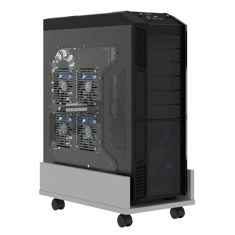 Фото 4 Подставка под системный блок Skyland SB-1 50x16.7x30 см ЛДСП цвет серый Фото 4 Подставка под системный блок Skyland SB-1 50x16.7x30 см ЛДСП цвет серый