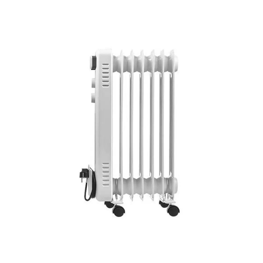 Фото 3 Обогреватель масляный Zanussi ZOH/CS-07W с механическим терморегулятором 1500 Вт 7 секций цвет белый Фото 3 Обогреватель масляный Zanussi ZOH/CS-07W с механическим терморегулятором 1500 Вт 7 секций цвет белый