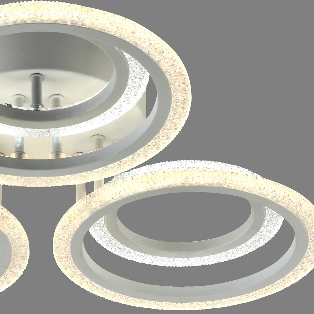 Фото 3 Люстра потолочная светодиодная ESCADA 10215/6LED ICE 27 м² изменение оттенков белого цвет белый Фото 3 Люстра потолочная светодиодная ESCADA 10215/6LED ICE 27 м² изменение оттенков белого цвет белый