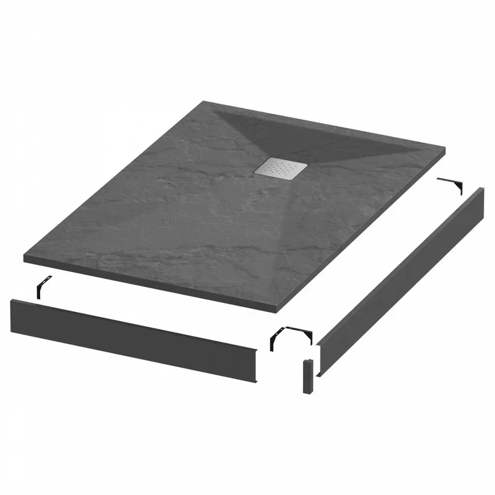 Фото Экран для прямоугольного поддона Grossman Strong GR-S2901201Q металлический 90x120см цвет черный Фото Экран для прямоугольного поддона Grossman Strong GR-S2901201Q металлический 90x120см цвет черный