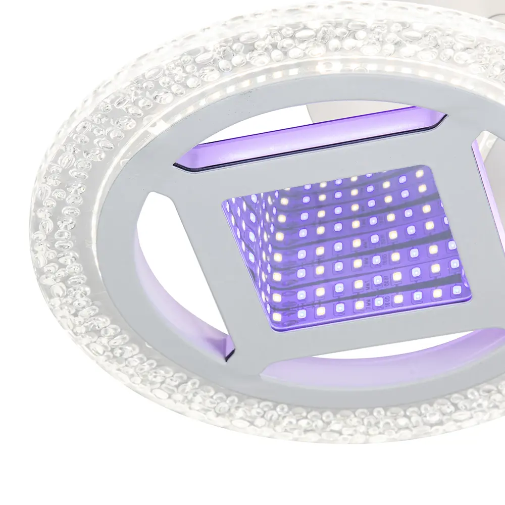 Фото 5 Люстра потолочная светодиодная ESCADA 10214/2LED 7 м² нейтральный белый свет цвет белый Фото 5 Люстра потолочная светодиодная ESCADA 10214/2LED 7 м² нейтральный белый свет цвет белый