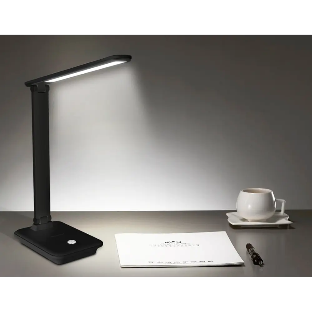 Фото 4 Настольная лампа светодиодная AMBRELLA LIGHT Desk DE503 цвет чёрный Фото 4 Настольная лампа светодиодная AMBRELLA LIGHT Desk DE503 цвет чёрный