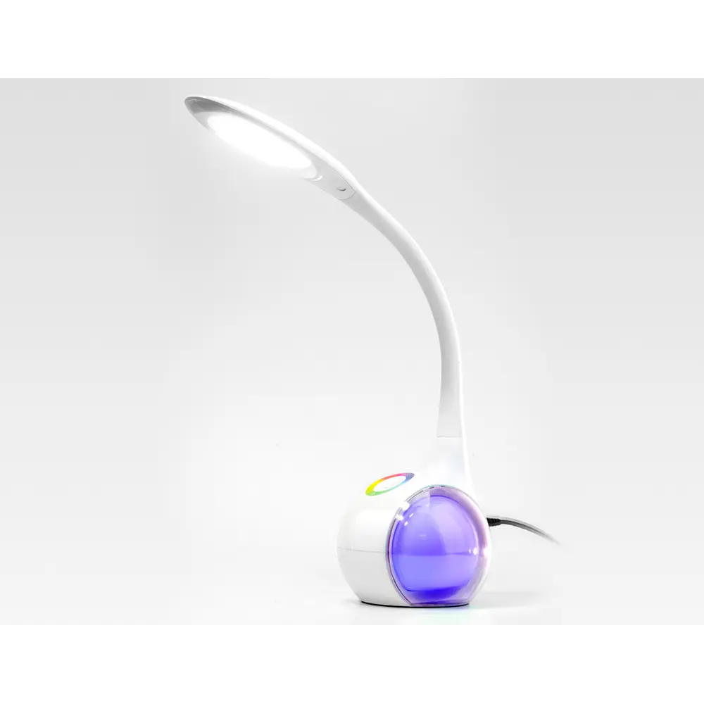 Фото 2 Настольная лампа светодиодная AMBRELLA LIGHT Desk DE532 цвет белый Фото 2 Настольная лампа светодиодная AMBRELLA LIGHT Desk DE532 цвет белый